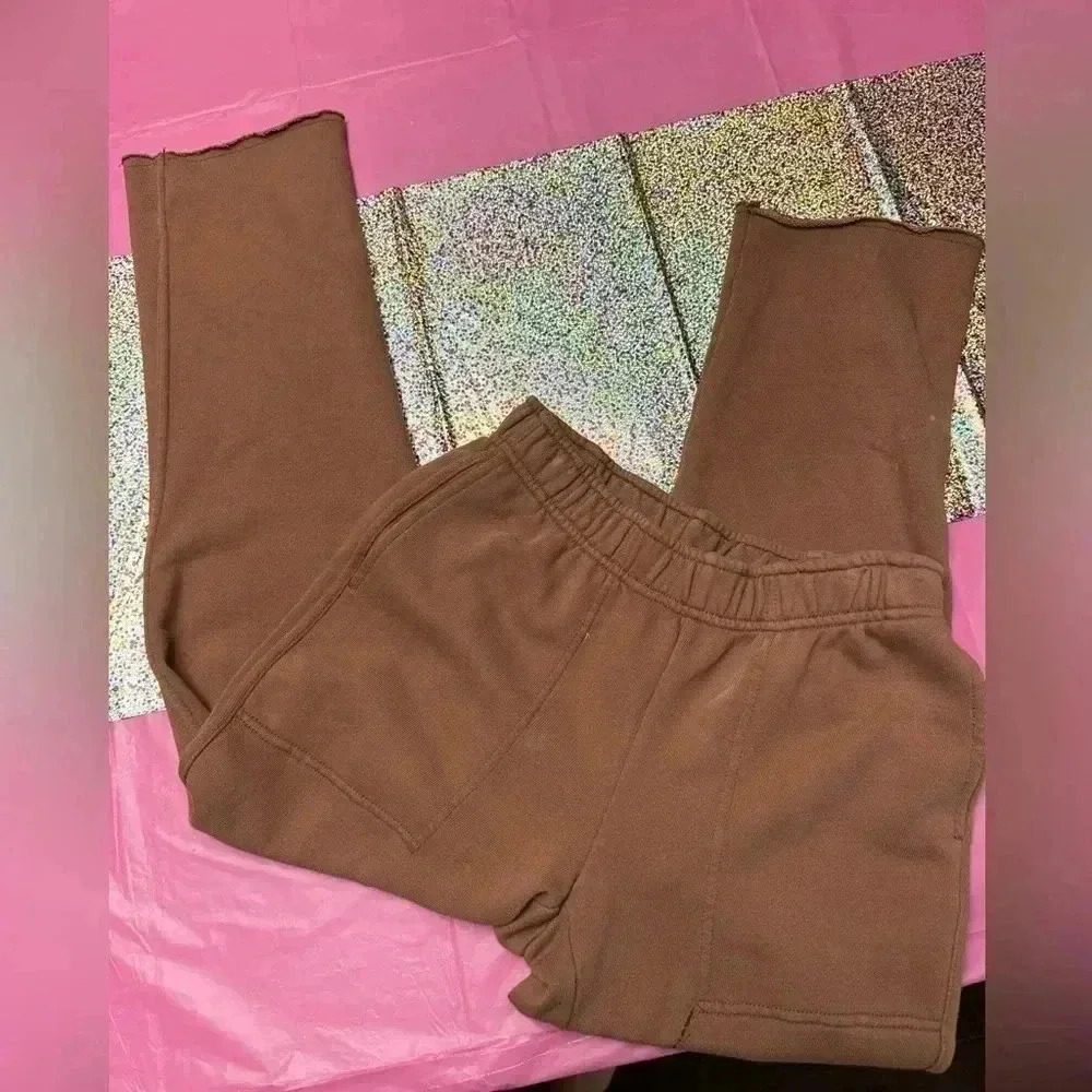 Aerie brown lounge pants size xs